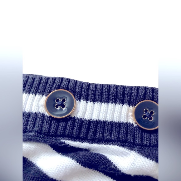 Talbots Short Sleeve Nautical Sweater - Picture 3 of 8